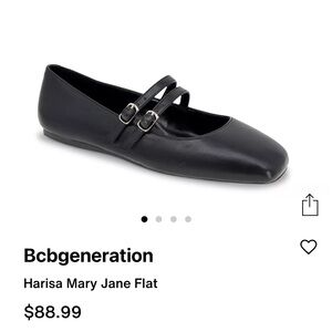 BCBGeneration Black Harisa Mary Jane Flats for Kids